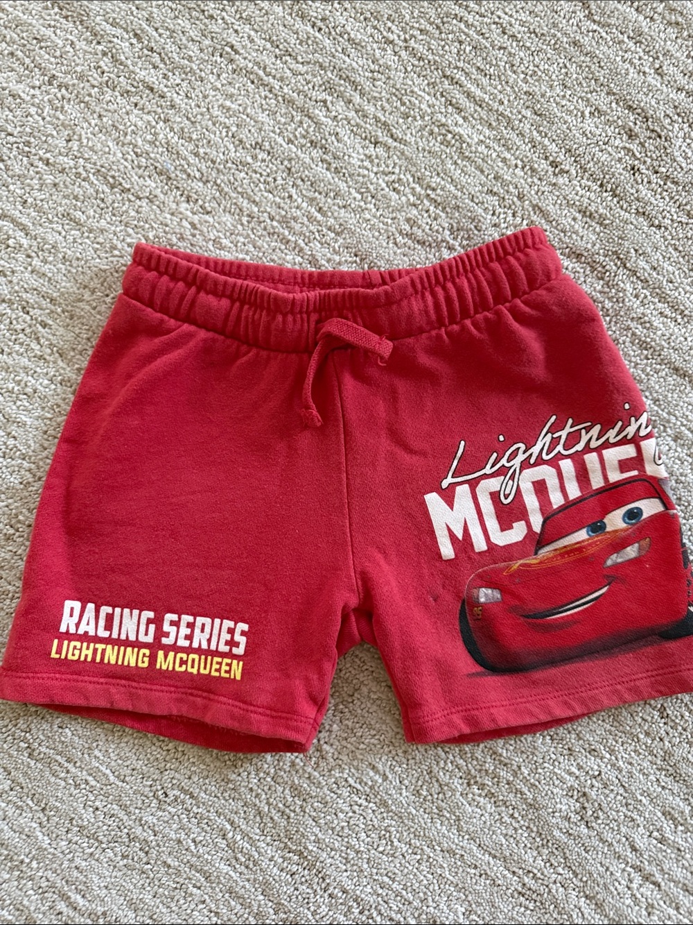 Zara Red Lightning McQueen Racing Shorts